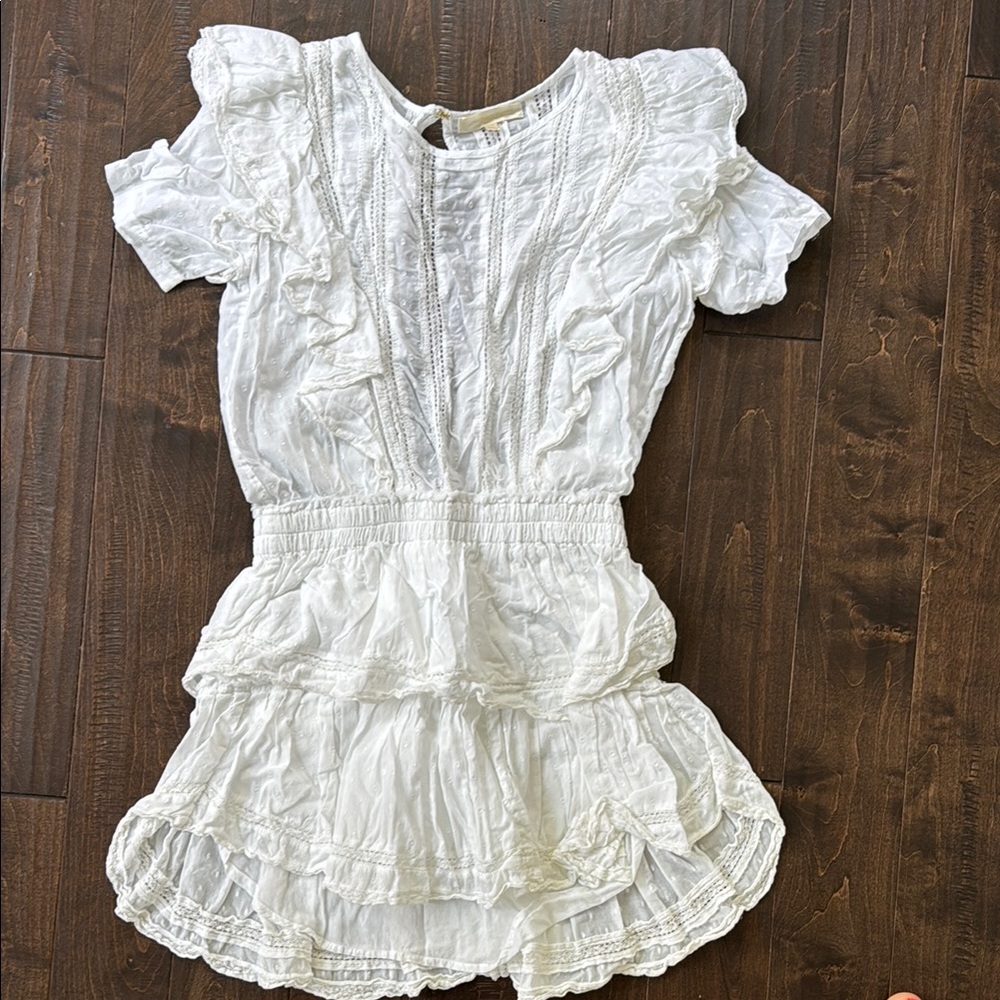 Love Shack Fancy White Classic Dress
